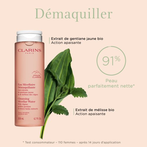 CLARINS Eau Micellaire Démaquillante - Peaux sensibles CLARINS Eau Micellaire Démaquillante - Peaux sensibles